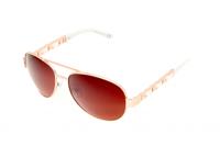 Kost zonnebril dames piloot goud/wit/rood (20 029)