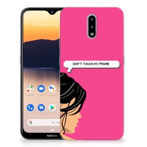 Nokia 2.3 Silicone-hoesje Woman Don't Touch My Phone