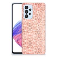 Samsung Galaxy A53 5G TPU bumper Pattern Orange - thumbnail