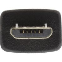 InLine USB A/Micro-B USB, 1 m USB-kabel USB 2.0 Micro-USB B Zwart - thumbnail