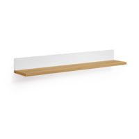 Kave Home Wandplank Abilen Eiken - Wit