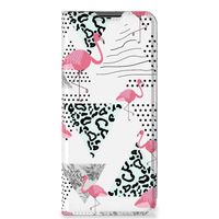 Nokia G50 Hoesje maken Flamingo Triangle - thumbnail