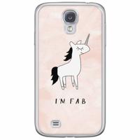 Samsung Galaxy S4 siliconen hoesje - I'm fab