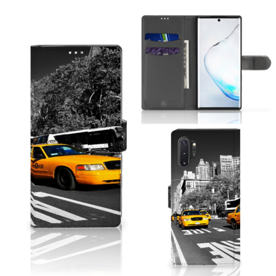 Samsung Galaxy Note 10 Plus Flip Cover New York Taxi Samsung Galaxy Note 10 Plus Flip Cover New York Taxi