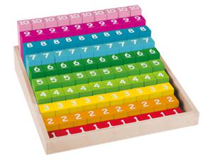 Playtive Houten speelstenen (Regenboog rekenstenen)