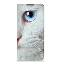 Nokia G11 | G21 Hoesje maken Witte Kat