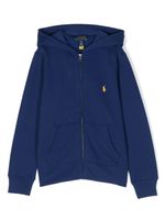 Ralph Lauren Kids hoodie à logo brodé Polo Pony - Bleu - thumbnail