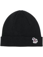 PS Paul Smith zebra motif beanie - Noir - thumbnail