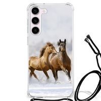 Samsung Galaxy S23 Case Anti-shock Paarden - thumbnail