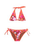 MC2 Saint Barth Kids bikini à fleurs - Rouge