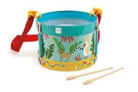 Scratch drumstel met accessoires 18 cm geel/groen