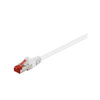 Goobay 93508 CAT 6 patchkabel, S/FTP (PiMF), wit, LSZH halogeenvrij, koper