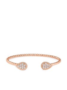 Boucheron bracelet Serpent Bohème en or rose 18ct pavé de diamants