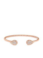 Boucheron bracelet Serpent Bohème en or rose 18ct pavé de diamants