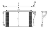 Condensor, airconditioning 35980