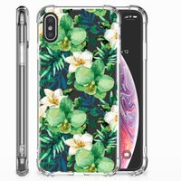 Apple iPhone X | Xs Case Orchidee Groen