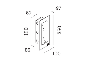 Wever & Ducre - ORIS 0.7 RECESSED HOUSING INCL. PLASTERKIT