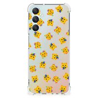 Doorzichtige Silicone Hoesje voor Samsung Galaxy A05s Katten Emojis