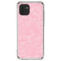 Samsung Galaxy A03 Case White Flowers