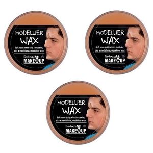 3x Wonden maken modelleerwas 25ml   -