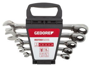 Gedore R0720 5005 | Ringratel-steeksleutelset | 8-19 mm | 5-dlg 3300872