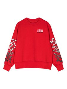 AMIRI KIDS t-shirt en coton à imprimé graphique - Rouge