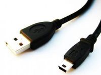 Gembird 1.8m USB 2.0 A/mini-USB M USB-kabel 1,8 m USB A Mini-USB B Zwart - thumbnail