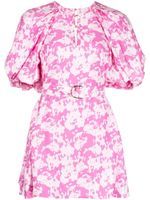 Acler robe courte Rossmore à fleurs - Rose