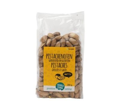 Terrasana Terrasana Pistachenoten Geroosterd Met Zout Bio (200g) Terrasana Terrasana Pistachenoten Geroosterd Met Zout Bio (200g)