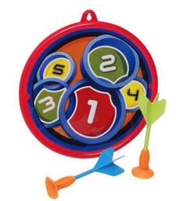 Eddy Toys Dart game met pijlen rood/blauw