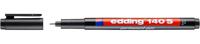 Edding Foliestift 140 S permanent pen super fine 4-140001 Zwart