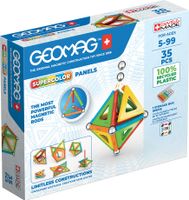 GEOMAG Supercolor Recycled constructiespeelgoed 35-delig - thumbnail