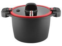 ELO Energiebesparende kookpot met glazen deksel, Ø 24 cm, 6 l