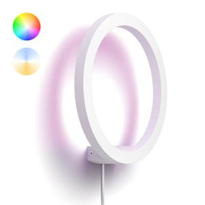 Philips Wandlamp Cirle Hue Sana - White and Color wit 929003053001