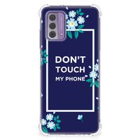 Nokia G42 Anti Shock Case Flowers Blue DTMP - thumbnail