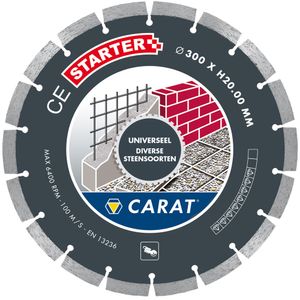 Carat DIAMANTZAAG UNIVERSEEL Ø300x22,23MM, CE STARTER - CES3003000 - CES3003000