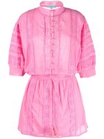 Melissa Odabash robe en coton Rita à coupe courte - Rose