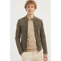 Goosecraft leren jas GC Arden Biker stone