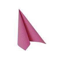 40x Fuchsia servetjes 33x33 cm   -