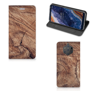 Nokia 9 PureView Book Wallet Case Tree Trunk