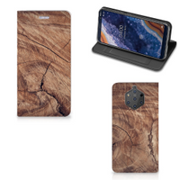 Nokia 9 PureView Book Wallet Case Tree Trunk - thumbnail