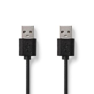 Nedis CCGT60000BK20 Kabel Usb 2.0 A Male - A Male 2,0 M Zwart