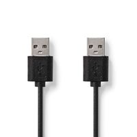 Nedis CCGT60000BK20 Kabel Usb 2.0 A Male - A Male 2,0 M Zwart - thumbnail