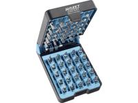 Hazet BitE-Box 2240N/51 Bitset 51-delig Plat, Kruiskop Phillips, Kruiskop Pozidriv, Binnen-Torx, Torx BO, Inbus