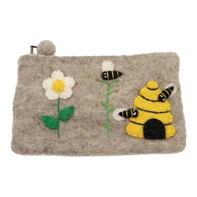 Vilten Potlood- Pennentasje Bijen Vilten Potlood- Pennentasje Bijen