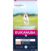 Eukanuba Senior Small & Medium met oceaanvis graanvrij hondenvoer 12 kg - thumbnail