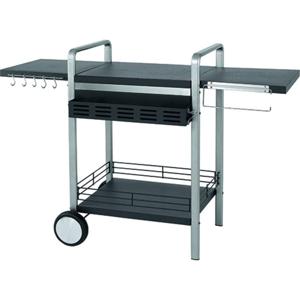 tepro Garten Universal BBQ-Tisch Tafel Barbecuerooster Zwart, Zilver (mat)