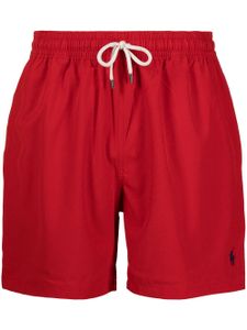 Polo Ralph Lauren short de bain à logo brodé - Rouge