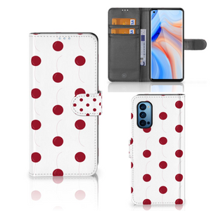 OPPO Reno 4 Pro 5G Book Cover Cherries