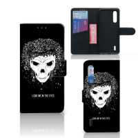 Telefoonhoesje met Naam Xiaomi Mi 9 Lite Skull Hair - thumbnail